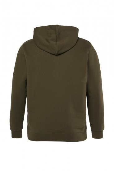 Men+ 375 Hoodie met rits Heritage Denim Kakigroen - Sweaters & hoodies - Sweaters & Hoodies Grote Maten Heren