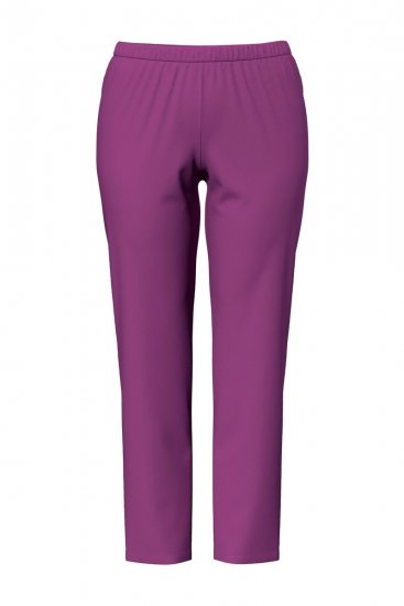 Ulla Popken 850403 Pyjama met bloemenprint Violet - Pyjama's en Loungewear - 
