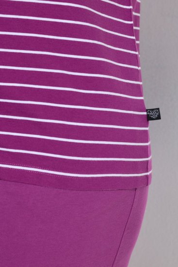 Ulla Popken 850403 Pyjama met bloemenprint Violet - Pyjama's en Loungewear - 