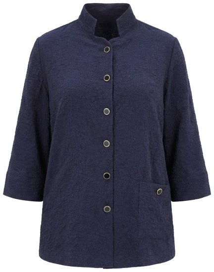 Ulla Popken 850615 Jasje Donkerblauw - Jassen - Damesjassen in grote maten