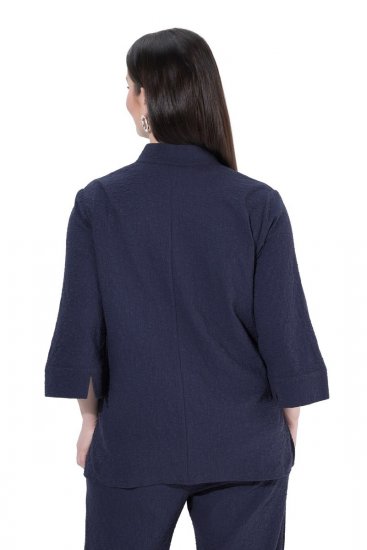Ulla Popken 850615 Jasje Donkerblauw - Jassen - Damesjassen in grote maten