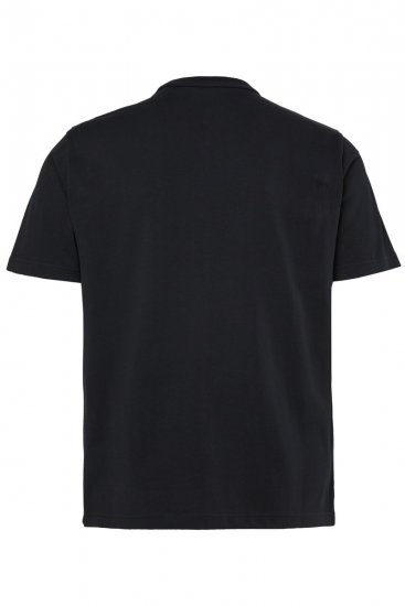 JP1880 851002 T-shirt met borstprint Zwart TALL - TALL T-shirts - TALL T-Shirts Heren
