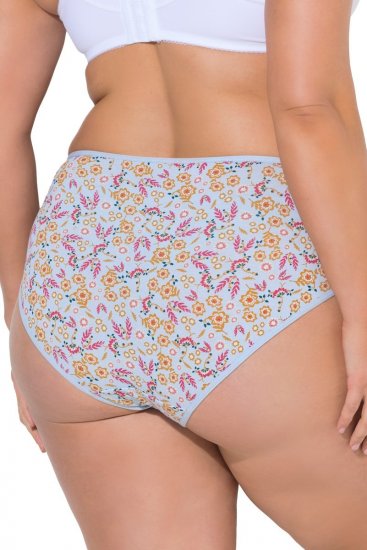 Ulla Popken 851140 Gebloemde slips 5-pack Roze - Slips - 