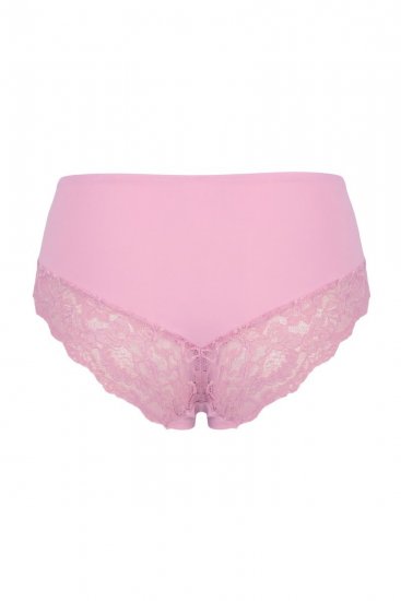 Ulla Popken 851165 Boxershorts met kant Roze - Slips - 
