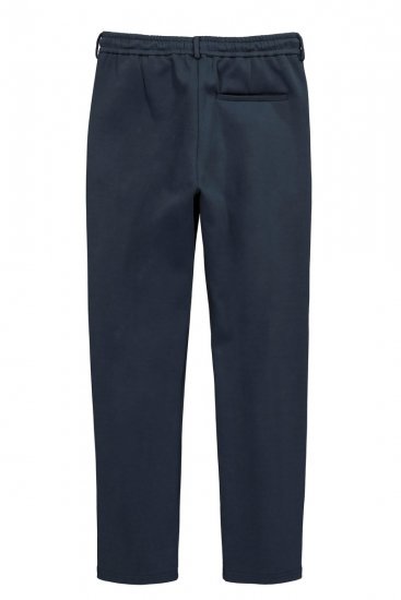 Men+ 663 Bilbao Flexlastic Jersey broek met elastische tailleband Donkerblauw - Pakken - Grote Maten Kostuum Heren