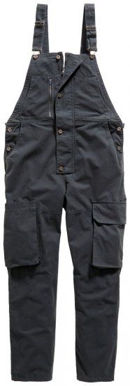 JP1880 851722 Tuinbroek met rits Antraciet - Jeans & broeken - Jeans & Broeken Grote Maten Heren