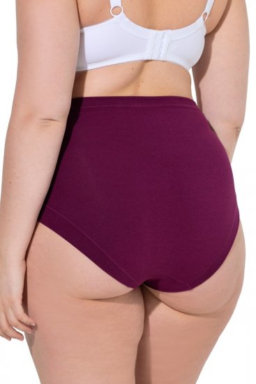 Ulla Popken 851736 Slips met hoge taille 3-pack Zwart - Slips - 