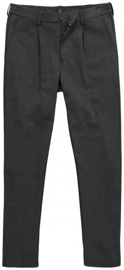 JP1880 Naples Flexnamic Jersey broek Donkergrijs gemêleerd - Pakken - Grote Maten Kostuum Heren