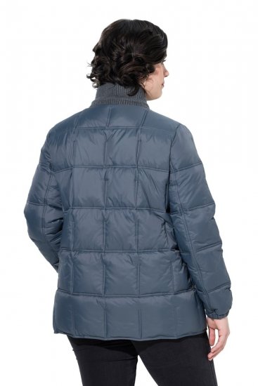 Ulla Popken 851791 Gewatteerd jack Donkerblauw - Jassen - Damesjassen in grote maten