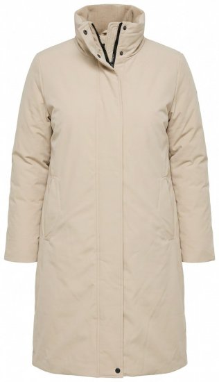 Ulla Popken 851811 Gewatteerde jas Beige - Jassen - Jassen in grote maten