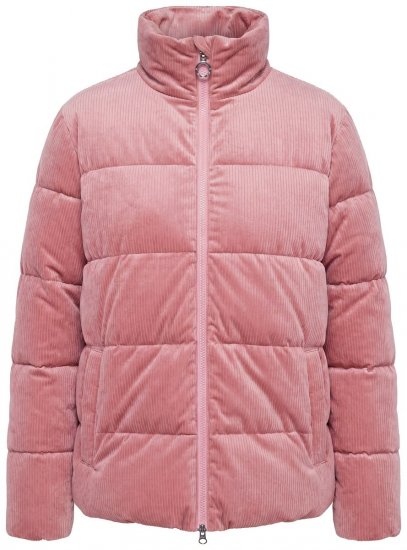 Ulla Popken 851819 Corduroy jack Oudroze - Jassen - Damesjassen in grote maten