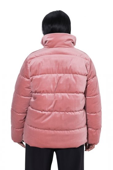 Ulla Popken 851819 Corduroy jack Oudroze - Jassen - Damesjassen in grote maten