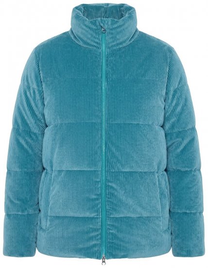 Ulla Popken 851819 Corduroy jack Grijs - Jassen - Damesjassen in grote maten