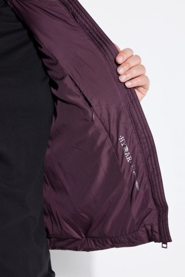 Ulla Popken 851833 Gewatteerd vest met opstaande kraag Bruin - Bodywarmers - 