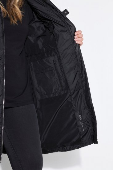 Ulla Popken 851842 Gewatteerde jas Zwart - Jassen - Jassen in grote maten