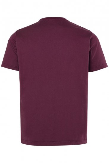 JP1880 851910 Rolling Stones Vintage Logo T-shirt Aubergine - Band T-shirts - Band T-shirts in grote maten