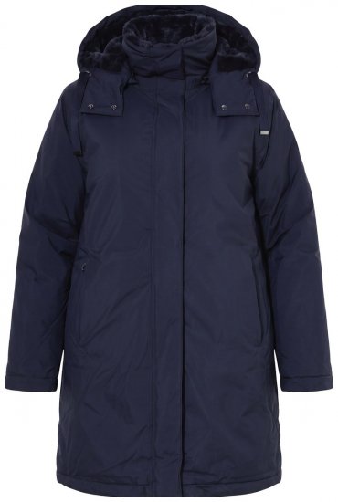 Ulla Popken 852386 Functioneel jack Donkerblauw - Jassen - Damesjassen in grote maten