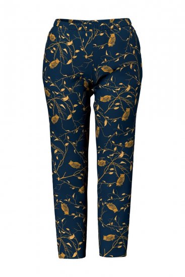 Ulla Popken 852577 Pyjama met print Donkerblauw - Pyjama's en Loungewear - 