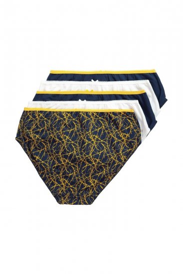 Ulla Popken 852670 Slips 5-pack Donkerblauw - Slips - 