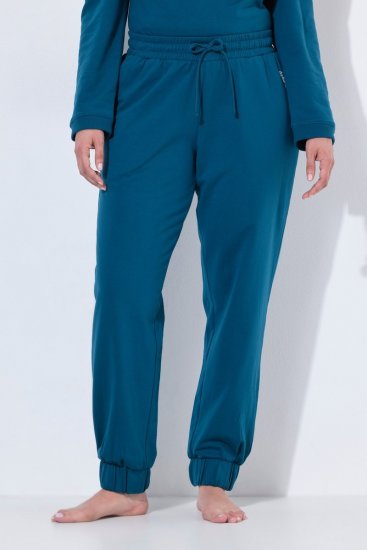 Ulla Popken 852725 Loungebroek Petrol - Pyjama's en Loungewear - 