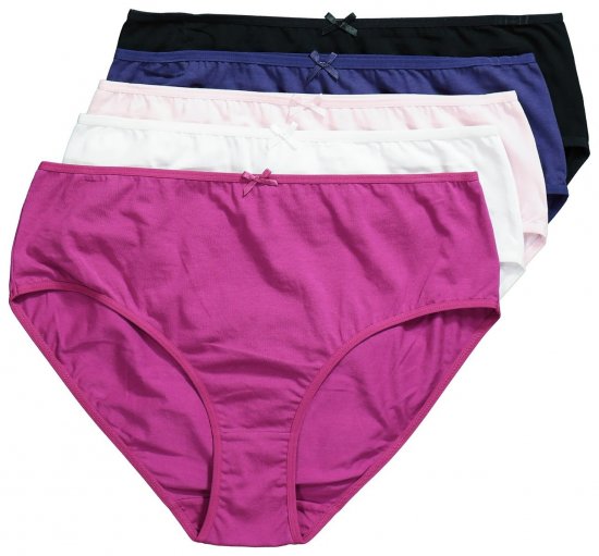 Ulla Popken 853458 Slips 5-pack Koningsblauw - Slips - 