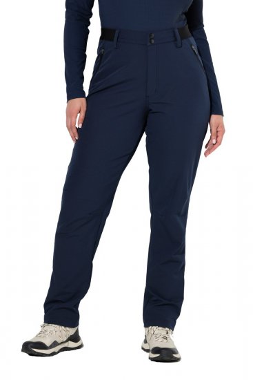 Ulla Popken 853530 Ultralichte wandelbroek Donkerblauw - Outdoor - 