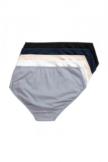 Ulla Popken 853698 Slips met kant 5-pack Zwart - Slips - 