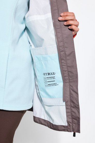 Ulla Popken 855313 Parka Taupe - Jassen - Jassen in grote maten