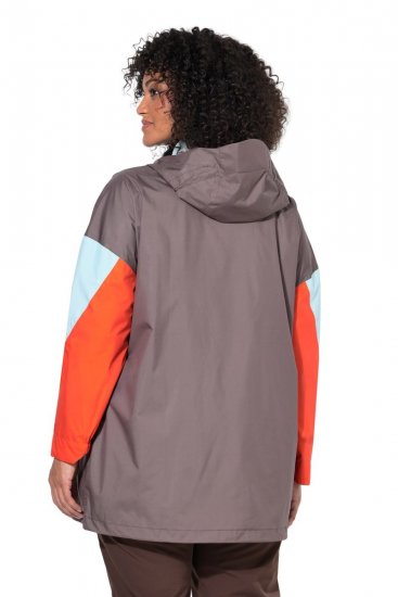 Ulla Popken 855313 Parka Taupe - Jassen - Jassen in grote maten