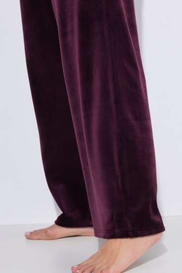 Ulla Popken 856119 Loungebroek Pruim - Pyjama's en Loungewear - 