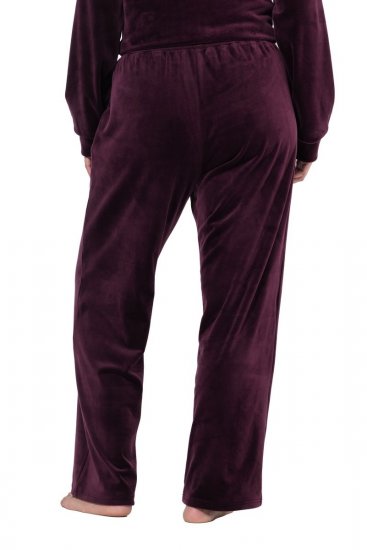 Ulla Popken 856119 Loungebroek Pruim - Pyjama's en Loungewear - 