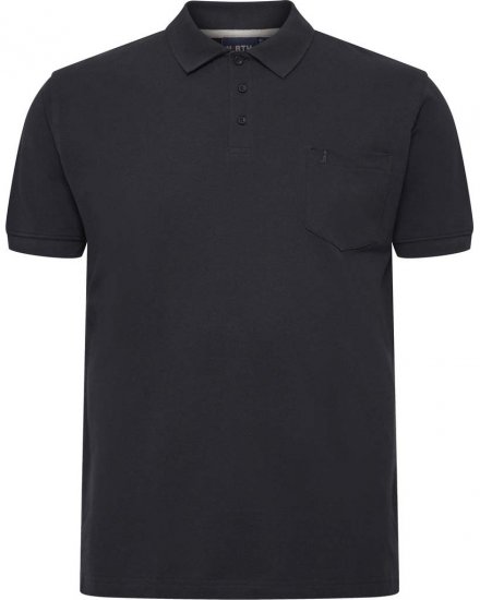 North Latitude polo korte mouw zwart - Polo shirts - Grote Maten Poloshirts Heren