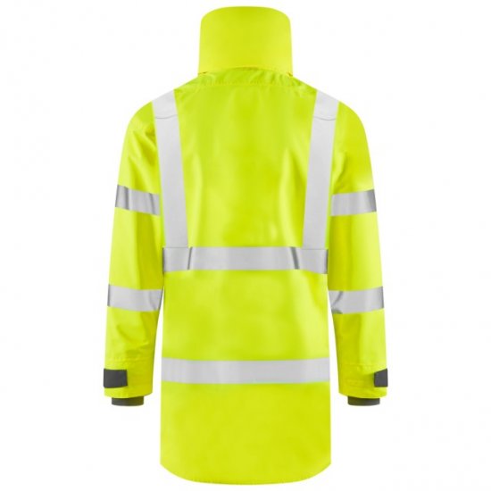 Leo Eastleigh Ecoviz 10K Performance Breathable Anorak Hi-Vis Yellow - Werkkleding - Werkkleding Grote Maten Heren