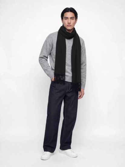 Jack & Jones Kelowna Sjaal Zwart - Sjaals - 