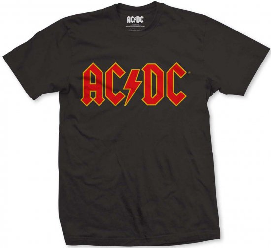 AC/DC Logo T-shirt Black - T-shirts - Grote Maten T-shirts Heren