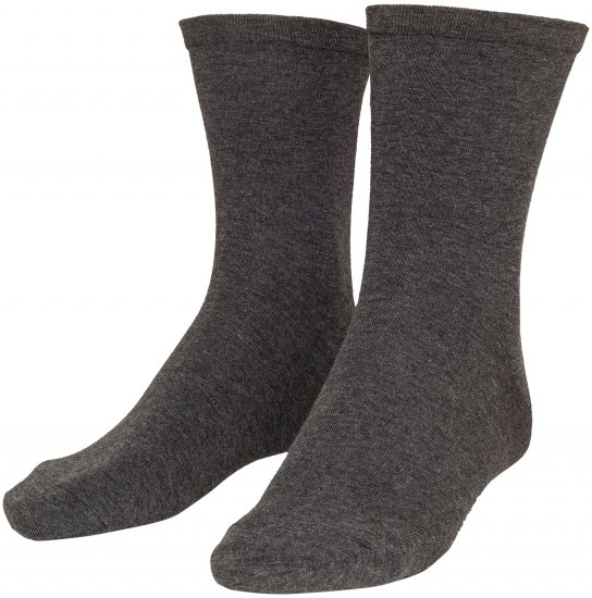 Adamo Adrian Sensitive-socks Charcoal 2-pack - Ondergoed & zwem - Grote Maten Ondergoed Heren