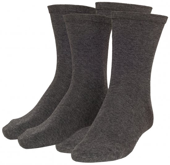 Adamo Adrian Sensitive-socks Charcoal 2-pack - Ondergoed & zwem - Grote Maten Ondergoed Heren