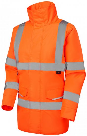Leo Cheristow EcoViz 4K Women's Baffle Lined Anorak Hi-Vis Orange - Werkkleding - 