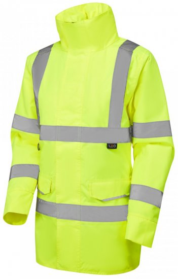 Leo Cheristow EcoViz 4K Women's Baffle Lined Anorak Hi-Vis Yellow - Werkkleding - 