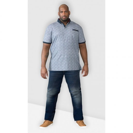 D555 Ambrose Tapered Fit Stretch Jeans Dark Blue TALL SIZES - HERENKLEDING MT-6XLT - Tall Kleding Heren