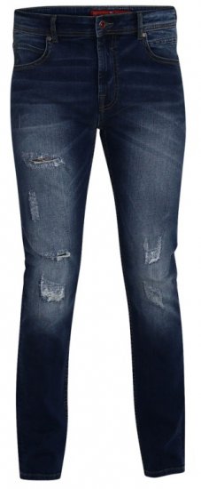 D555 Asher 1959 Stretch Jeans with rips - Jeans & broeken - Jeans & Broeken Grote Maten Heren