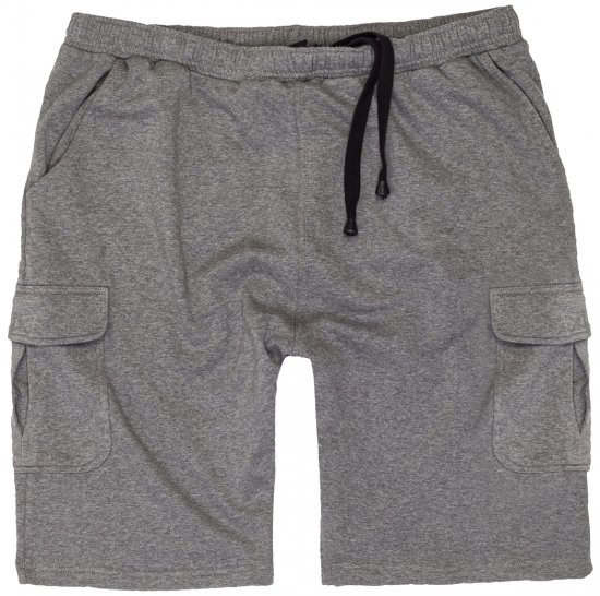 Adamo Athen Sweatshorts with Cargo pocket Grey - Joggingbroeken & shorts - Joggingbroeken & Shorts Heren Grote Maten