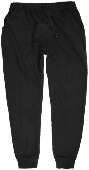 Adamo Athen Sweatpants with Cuffs Black - Joggingbroeken & shorts - Joggingbroeken & Shorts Heren Grote Maten