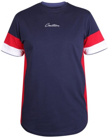 D555 Baker T-shirt Navy - T-shirts - Grote Maten T-shirts Heren