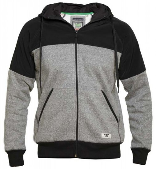 D555 Banbury Hoodie Black - Sweaters & hoodies - Sweaters & Hoodies Grote Maten Heren