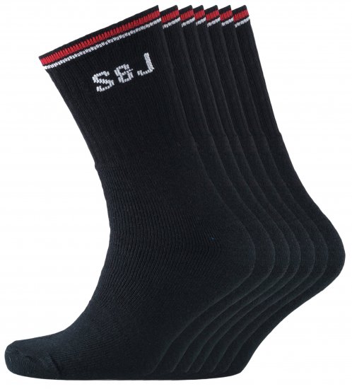 Smith & Jones Bexley 7-pack Socks Black (40-45) - Ondergoed & zwem - Grote Maten Ondergoed Heren