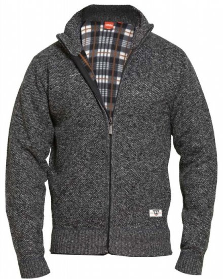 D555 Braxton Sweater Charcoal - Sweaters & hoodies - Sweaters & Hoodies Grote Maten Heren