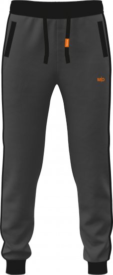 Motley Denim Bremen Sweatpants Charcoal/Black - Joggingbroeken & shorts - Joggingbroeken & Shorts Heren Grote Maten
