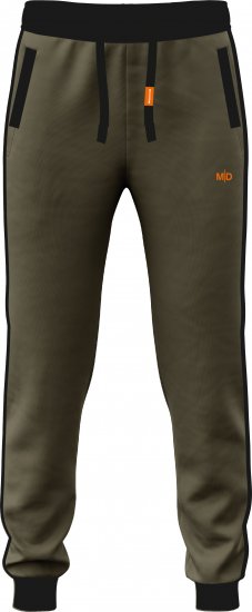 Motley Denim Bremen Sweatpants Dark Khaki/Black - Joggingbroeken & shorts - Joggingbroeken & Shorts Heren Grote Maten