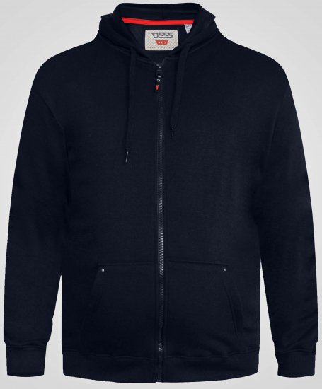 D555 Cantor Hoodie Navy - Sweaters & hoodies - Sweaters & Hoodies Grote Maten Heren